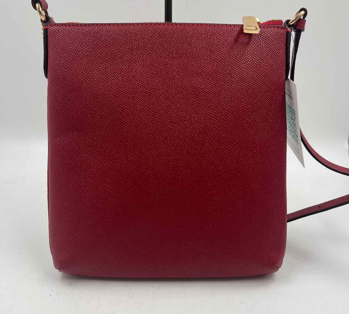 Coach Women's Red Luxe Solid Purse