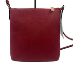 Back COACH Red Saffiano Leather MINI ROWAN FILE BAG Adj Crossbody Purse