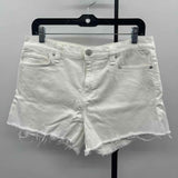 Hudson Women's Size 10 White Solid Shorts