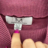 Magaschoni Women's Size XL Purple Solid Sweater
