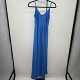 Venus Women's Size 2 Blue Solid Dress