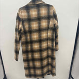 Vero Moda Women's Size S Tan Plaid Coat