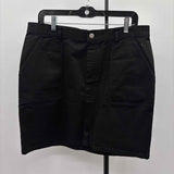 Ralph Lauren Women's Size 14P Black Solid Skirt