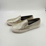 Sperry Women's Shoe Size 7.5 Gold Textured Sneakers