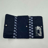 Vera Bradley Women's Navy Paisley Wallet