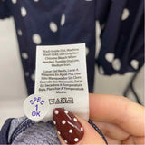 Free Assembly Women's Size 16 Navy dotted Dress