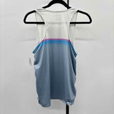 Lucky in Love Women's Size M Blue Textured Tank