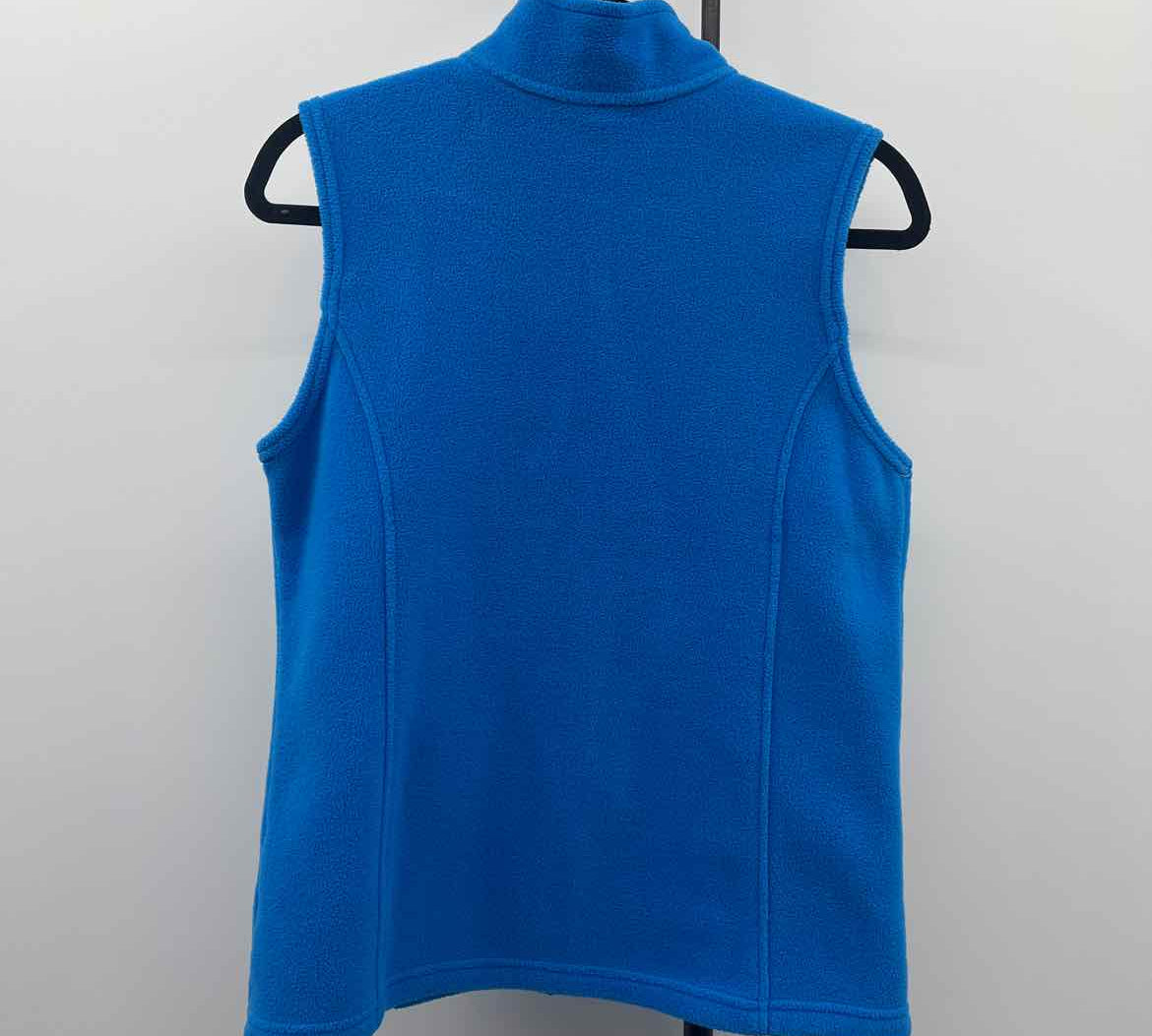 LL Bean Women's Size M Blue Solid Vest