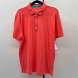 J Crew Men's Size L Coral Solid Short Sleeve Shirt