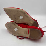 J Crew Women's Shoe Size 6.5 Red Solid Flats