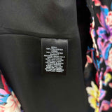 Bold Elements Women's Size XXL Black Floral Jumper