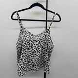 Wishlist Women's Size L White Animal Print Tank
