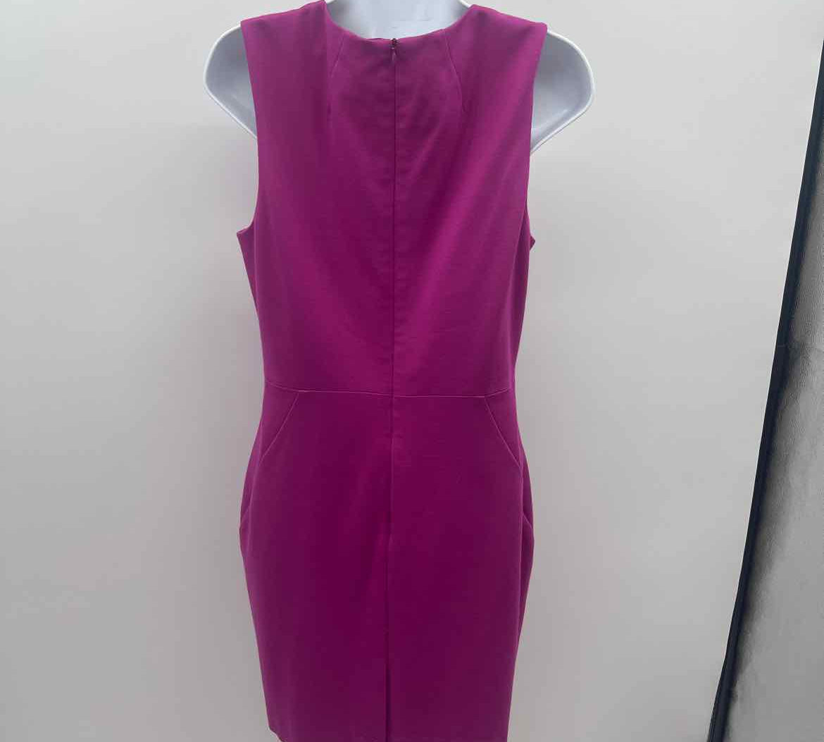 Trina Turk Women's Size 8 Magenta Solid Dress