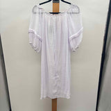 Mlle Gabrielle Women's Size 16 White Solid Dress