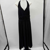 Ronni Nicole Women's Size 12 Black Solid Dress