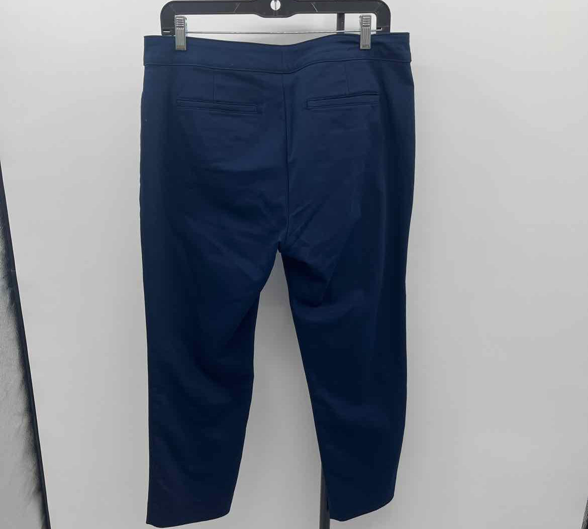 Chaps Women's Size 12P Navy Solid Pants