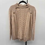 Talbots Women's Size LP Tan Textured Sweater
