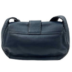 Back BRIGHTON Navy Blue Pebble Leather FRANKI Hobo Bag Purse w/Filigree Detailing