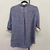 Chico's Women's Size S Blue Buildings Tunic