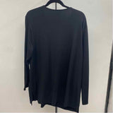 purejill Women's Size 2X Black Solid Tunic