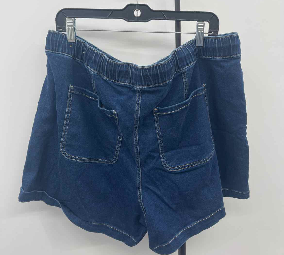 Lane Bryant Women's Size 18 Blue Solid Shorts