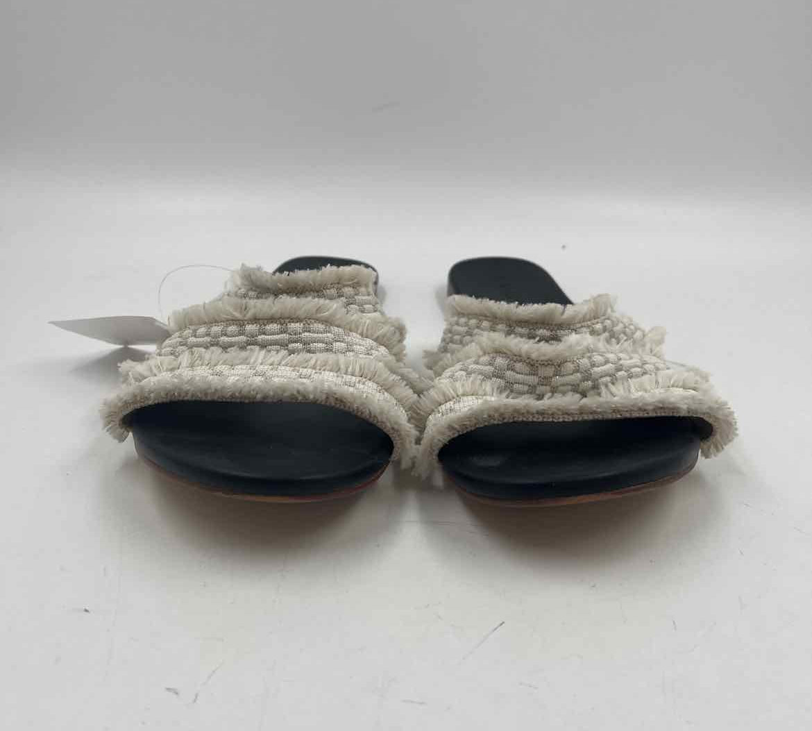 Rothy's Women's Shoe Size 6.5 Ivory Textured Sandals