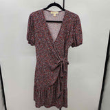 Michael Kors Women's Size 14 Black Floral Dress