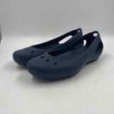 Crocs Women's Shoe Size 8 Navy Solid Flats