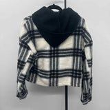Ci Sono Women's Size S Black Plaid Jacket
