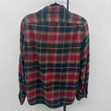 J Crew Men's Size M Green Plaid Long Sleeve Shirt