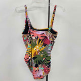 Bleu Rod Beattie Women's Size 12 Multi-Color Floral Swimsuit - 1 Piece