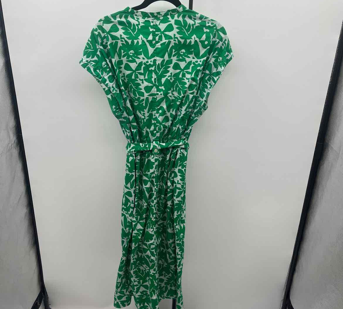 Free Assembly Women's Size 20 Green Floral Dress