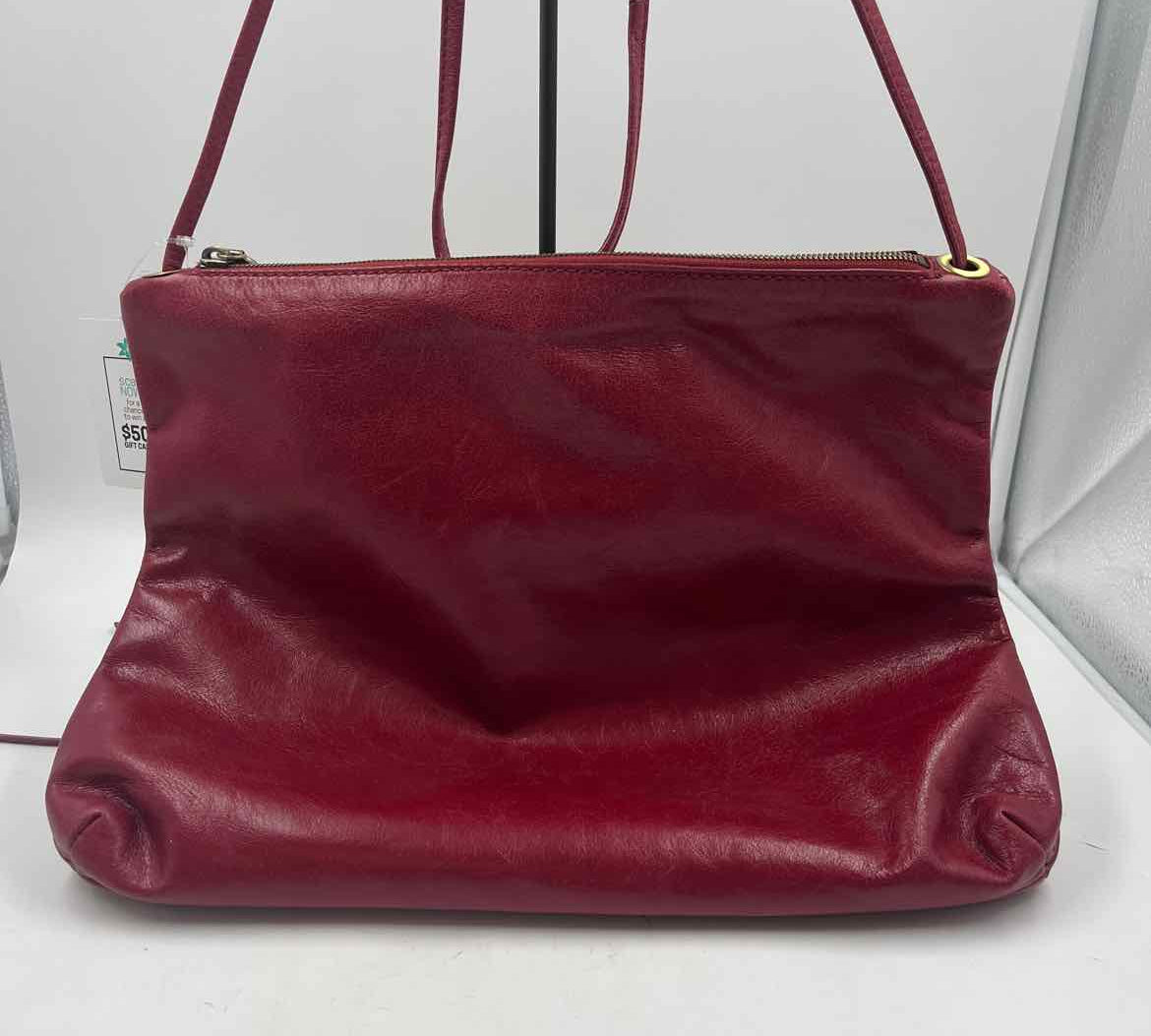 Hobo Women's Red Luxe textured Purse