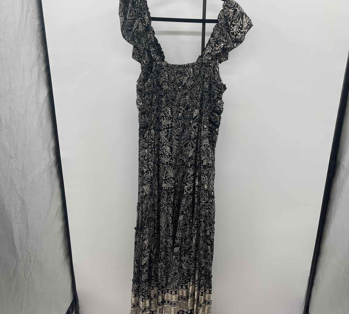 Angie Women's Size 18 Black Floral Dress