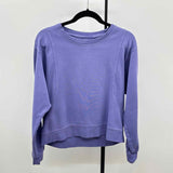 Athleta Junior's Size S Lilac Solid Sweatshirt