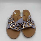 Coco & Carmen Women's Shoe Size 10 Lavender Textured Sandals