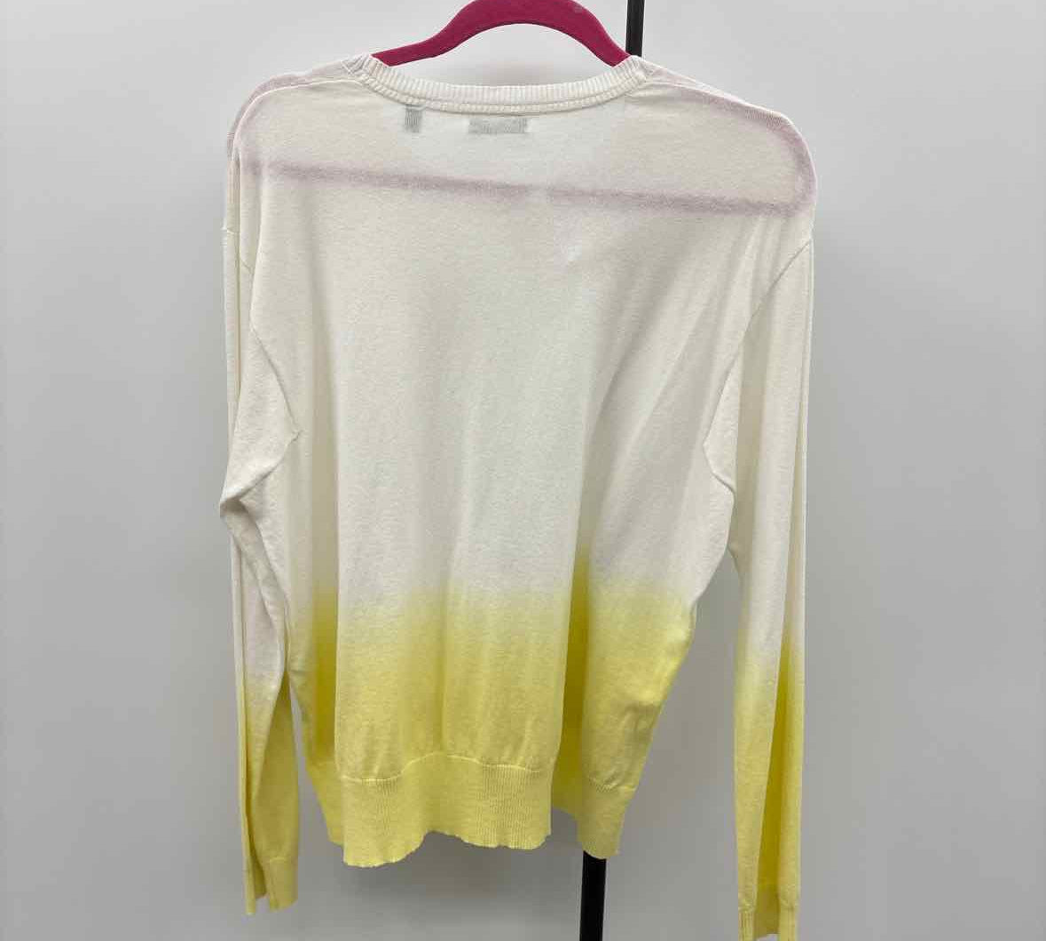 ATM Women's Size M Yellow Gradient Sweater