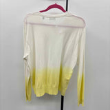 ATM Women's Size M Yellow Gradient Sweater