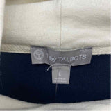 Talbots Women's Size L Navy Solid Long Sleeve Shirt