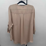 Torrid Women's Size 3X Beige Solid Long Sleeve Shirt