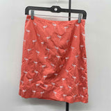 Talbots Women's Size 6P Melon Flamingo Skirt