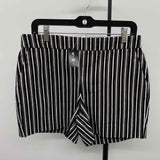 White House Black Market Women's Size 10 Black Stripe Shorts