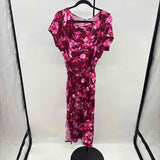 JJill Women's Size 14 maroon Floral Dress