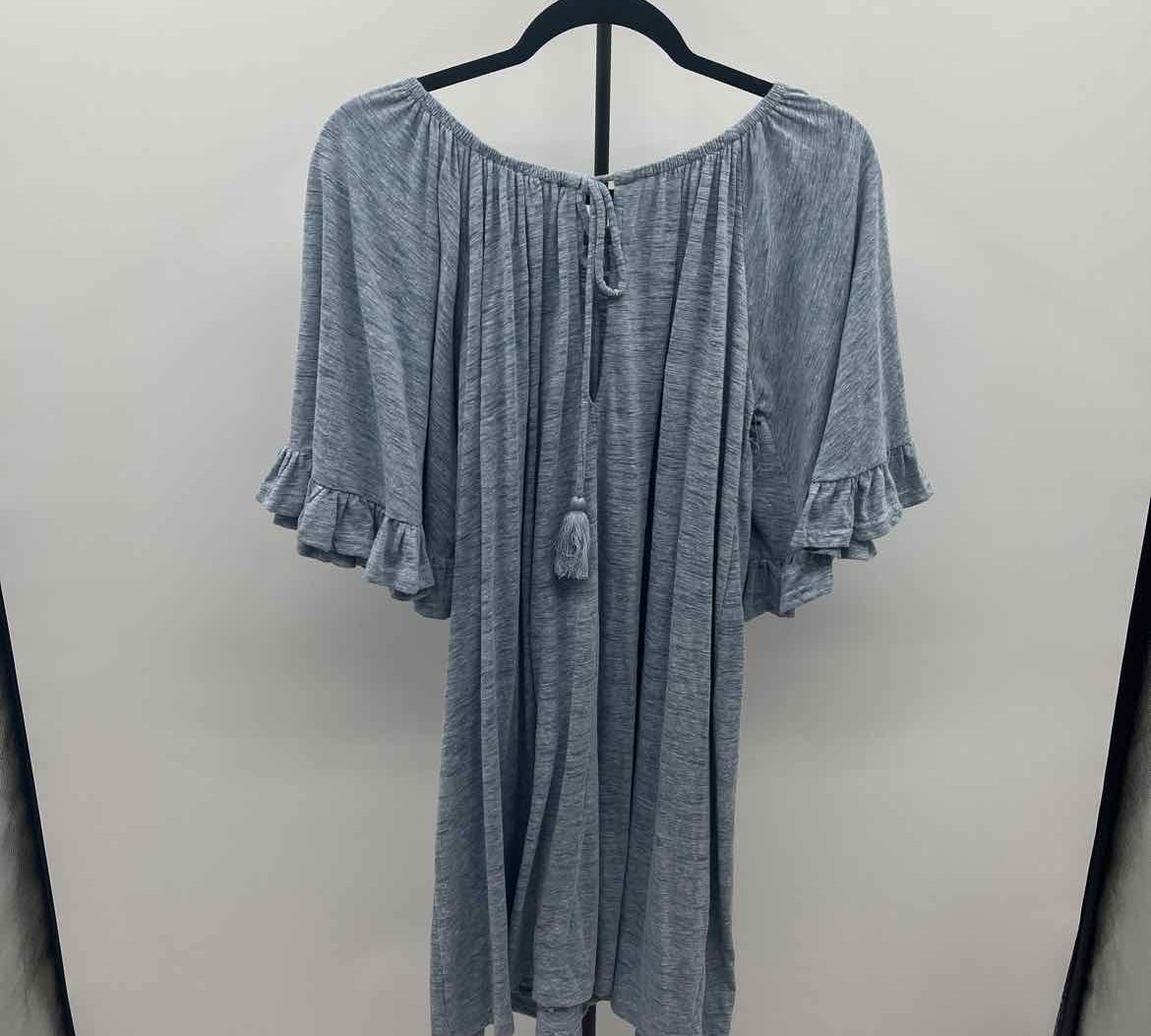 Easel Women's Size 6 Blue Heathered Dress