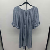 Easel Women's Size 6 Blue Heathered Dress