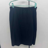 Eileen Fisher Women's Size 14 Black Solid Skirt