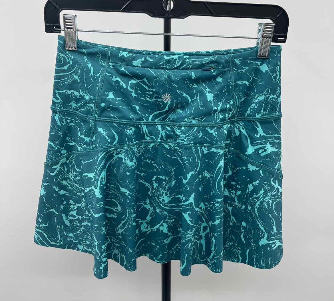 Athleta Women's Size 2 Green Marble Skirt
