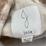 Joie Women's Size XL Brown Plaid Jacket