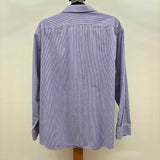 Joseph Abboud Men's Size XL Blue Striped Long Sleeve Shirt