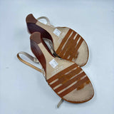 White Mountain Women's Shoe Size 6.5 Gold Woven Wedges